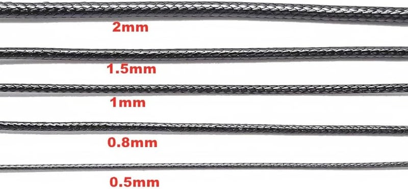 Red Wax Coated Polyester Cord 160 Meters Long 0 5mm Thick Embroidery Floss Thread For Jewelry Making - Image 4